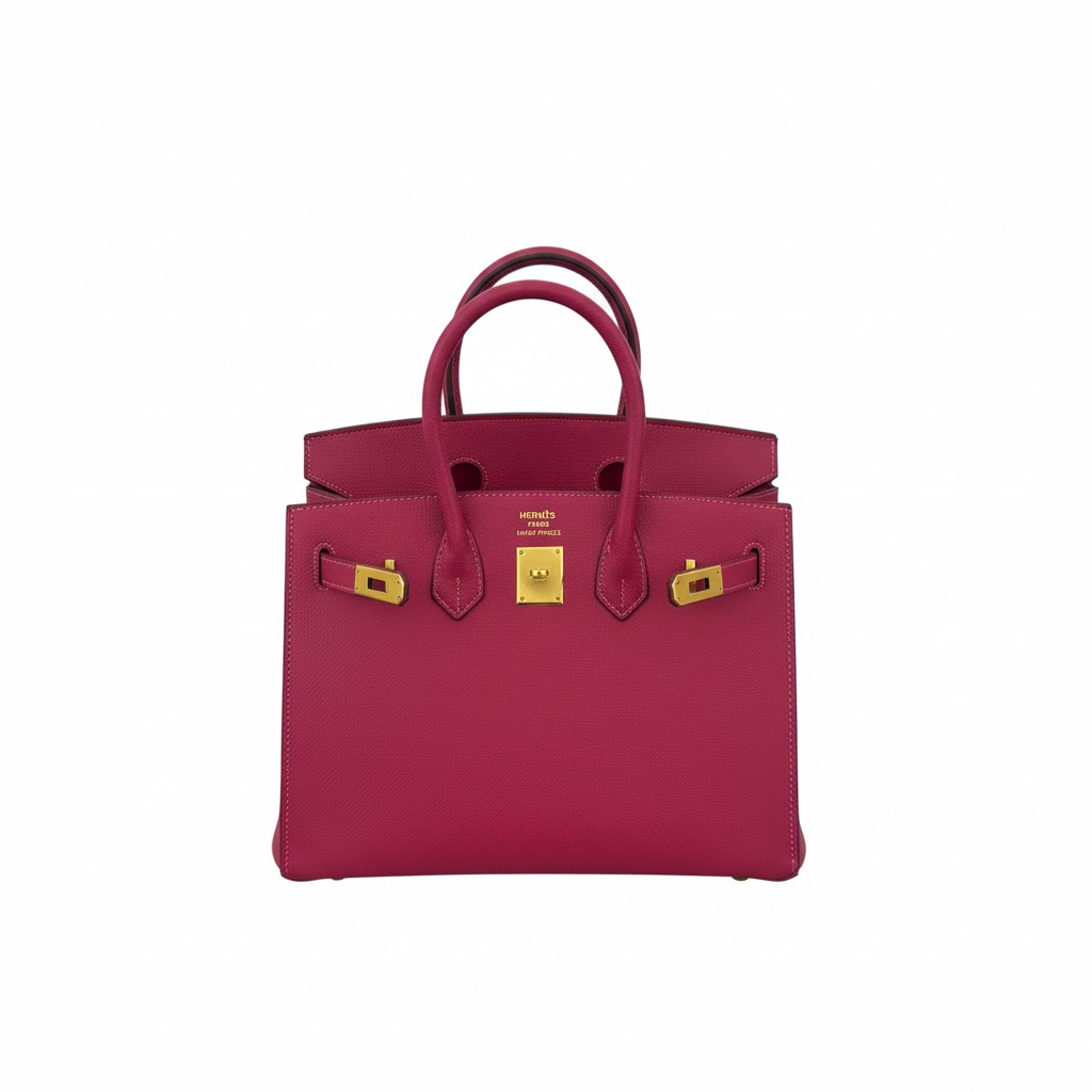 HERMÈS Birkin Style Pink Leather Bag 💗✨ | Gold Hardware Edition