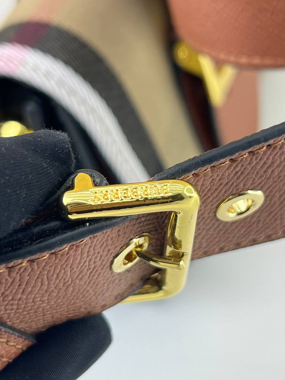 Burberry Mini Belt Bag in Vintage Check Canvas