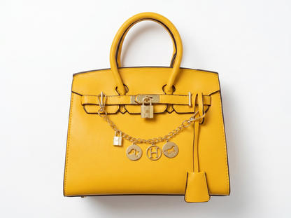 💛 Hermès Birkin 25 Sunflower Yellow Leather Handbag