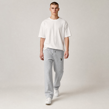 🩶 Karl Lagerfeld Ikonik Skull Sweatpants – Grey Melange Edition 🩶