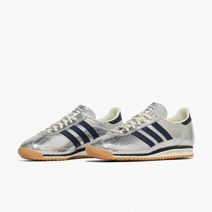 adidas SL 72 Metallic Silver Sneakers 👟✨🩶