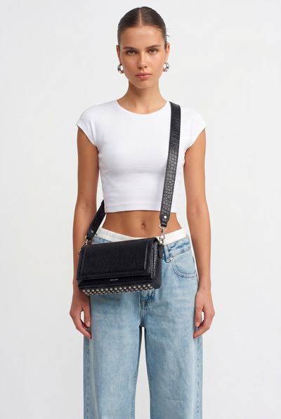 ✨ Alexander Wang Black Mini Crossbody – Luxury Textured Edition ✨