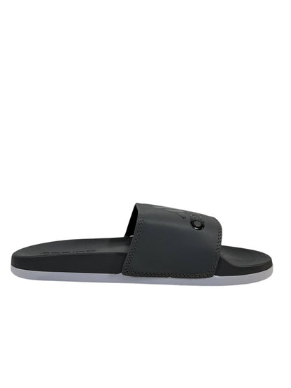 ADIDAS Slides – Grey Logo Edition 🩶⚫