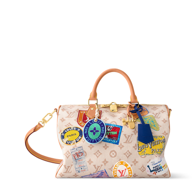 Louis Vuitton Monogram Travel Stickers Speedy Bag 🤍👜✈️