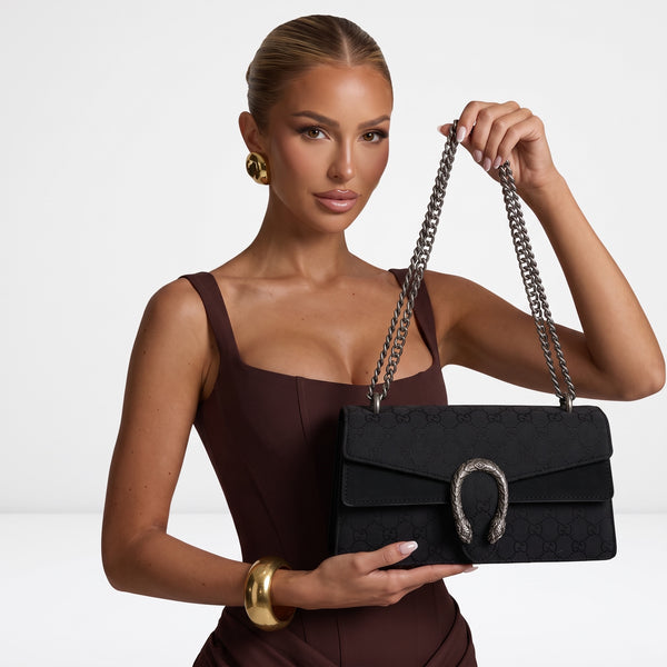 Gucci Dionysus Shoulder Bag – Black 🖤👜