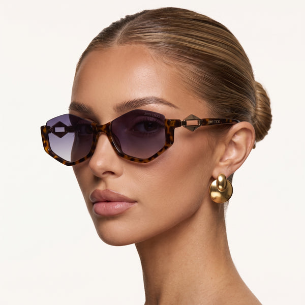 Jimmy Choo Sunglasses – Tortoiseshell Purple 😎