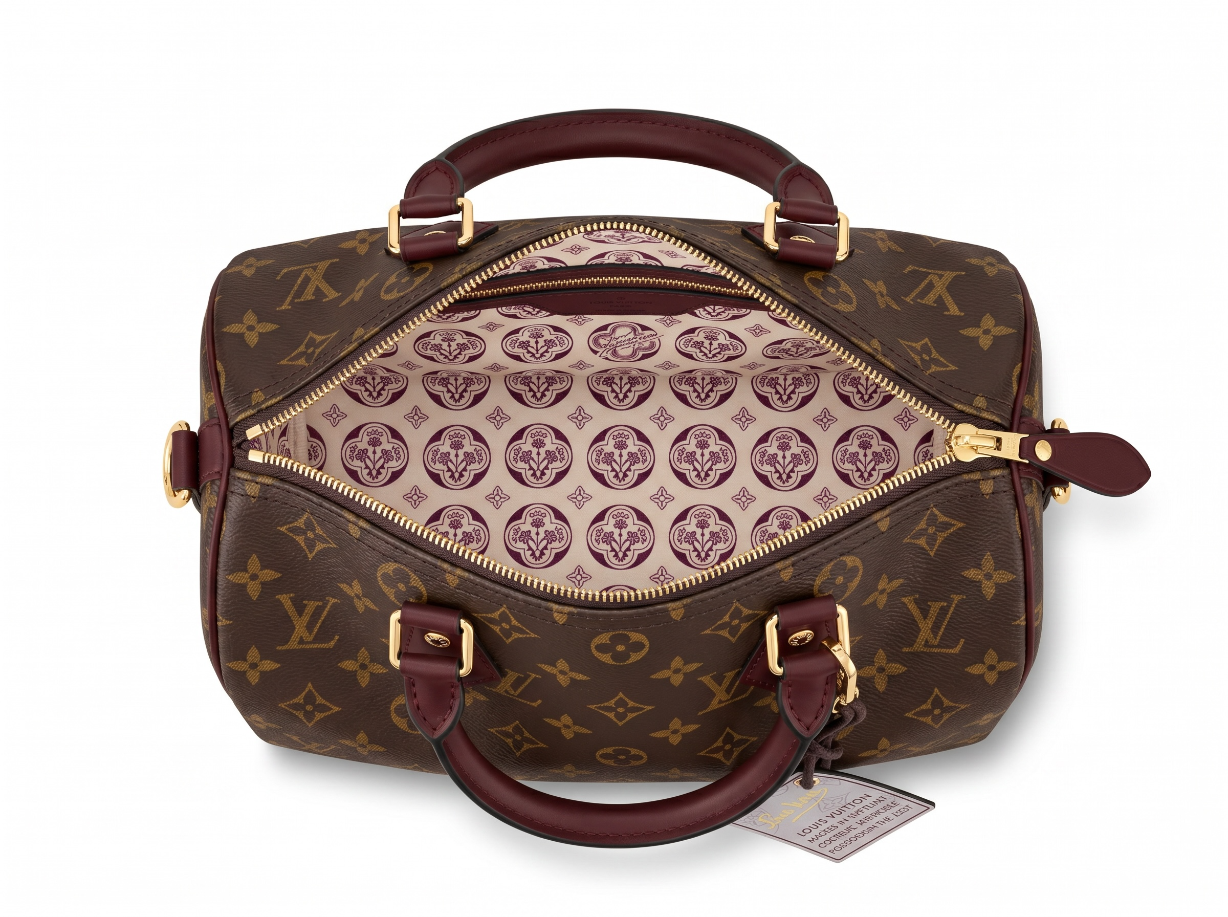 👜 Louis Vuitton Monogram Speedy Style Handbag