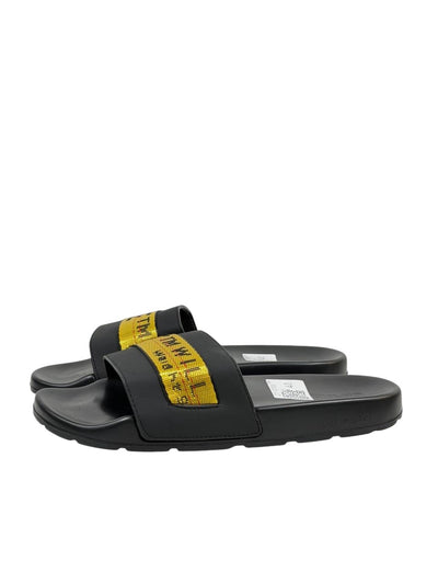 OFF-WHITE Industrial Belt Slides – Black/Yellow Edition ⚫🟡🔥
