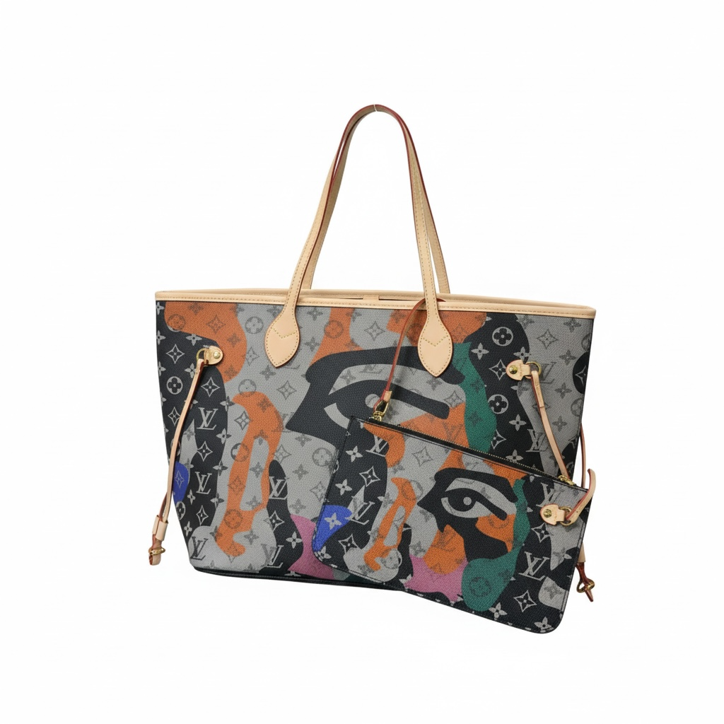 Louis Vuitton Limited Edition Multicolor Artistic Monogram Tote 🎨👜✨