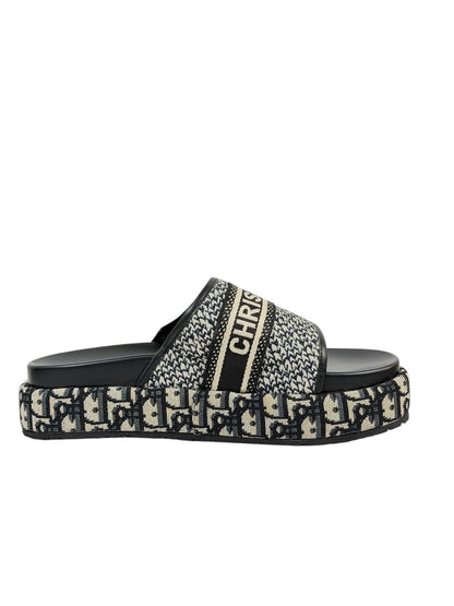 DIOR Slides – Oblique Strap Edition 🖤✨