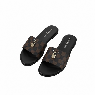 LOUIS VUITTON Damier Slides 🔒🤎 | Iconic Statement Luxury
