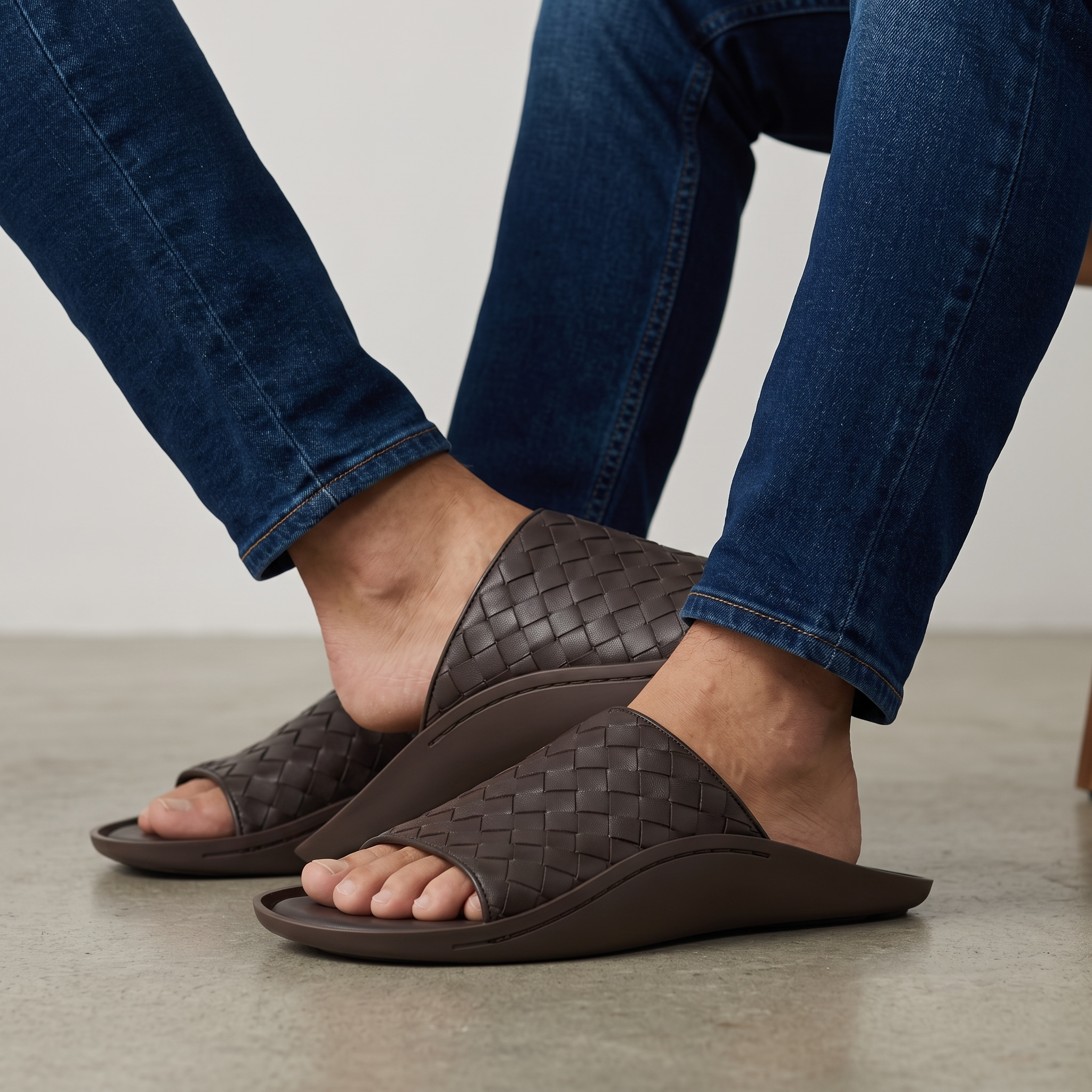 Bottega Veneta Intrecciato Slide Sandals – Brown Edition 🤎✨