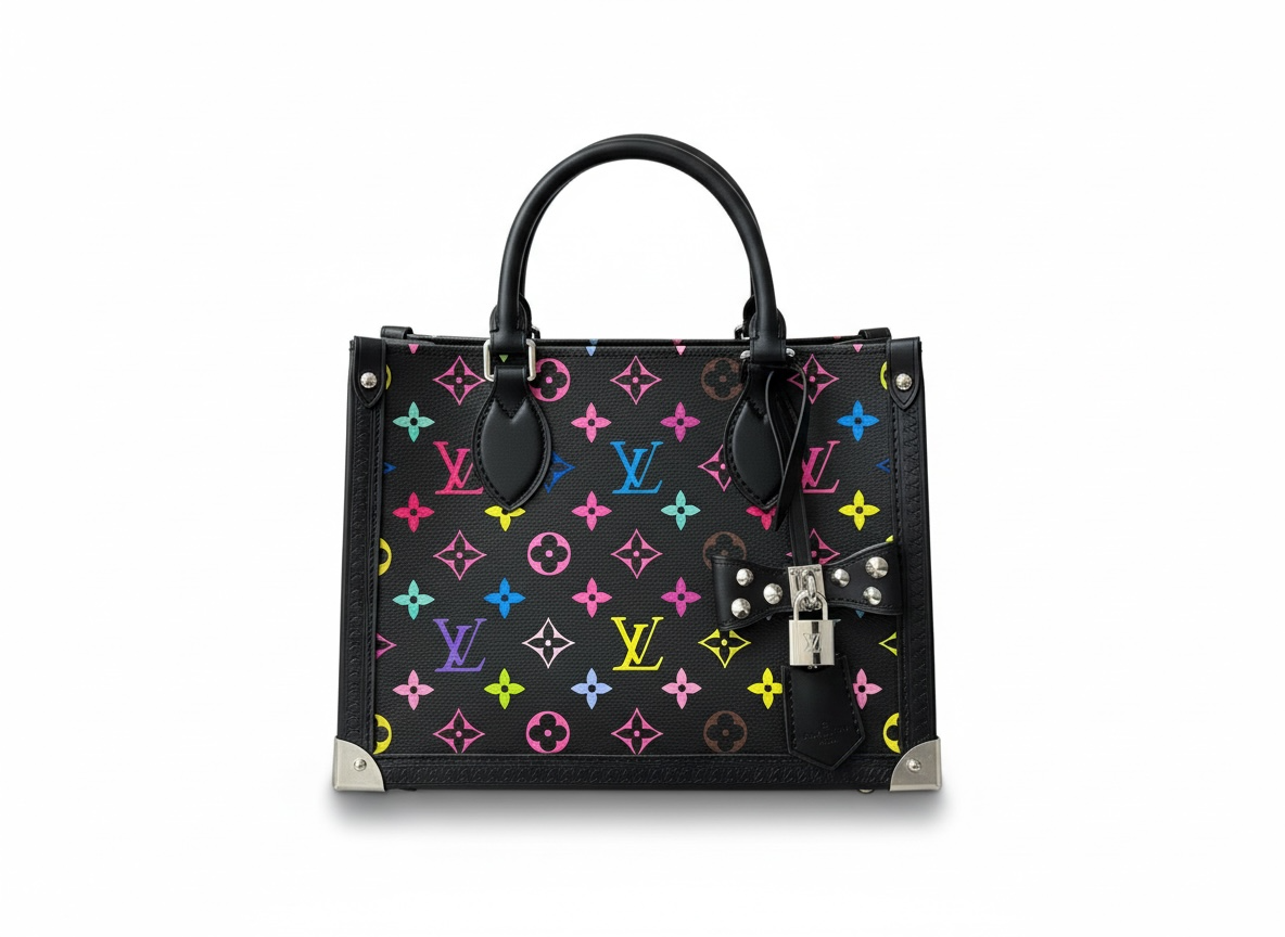 LOUIS VUITTON Onthego PM – Black Multicolor Edition 🖤🌈
