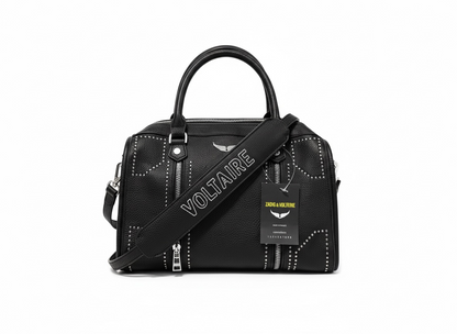 ZADIG & VOLTAIRE Voltaire Studded Bag 🖤⚡ | Bold Iconic Edge