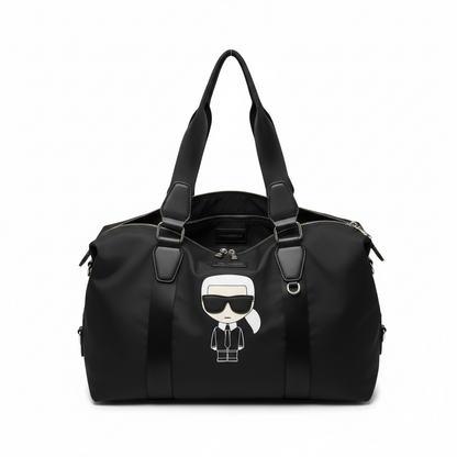 KARL LAGERFELD Icon Travel Bag 🖤🕶️ | Classic Karl Edition
