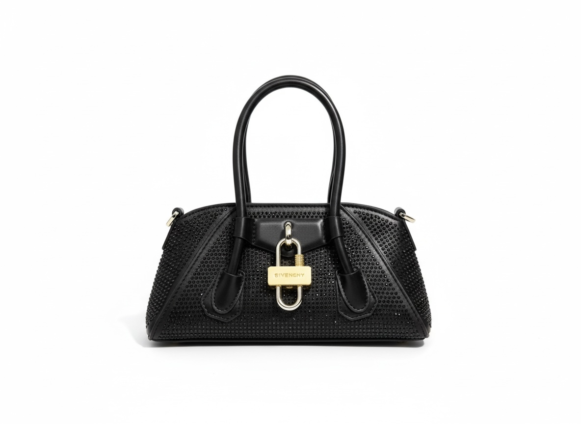 Givenchy Crystal-Embellished Mini Top Handle Bag 🖤✨💎