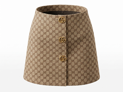 🤎 Gucci GG Canvas Mini Skirt
