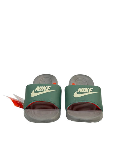 NIKE Comfort Slide – Olive Green & Grey Edition 🟢⚪