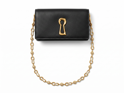 🖤 SCHIAPARELLI Keyhole Shoulder Bag ✨