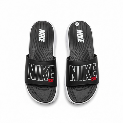 Nike Air Cushion Slides Black & White ⚫🤍 | Elevated Comfort Edition 👟🔥