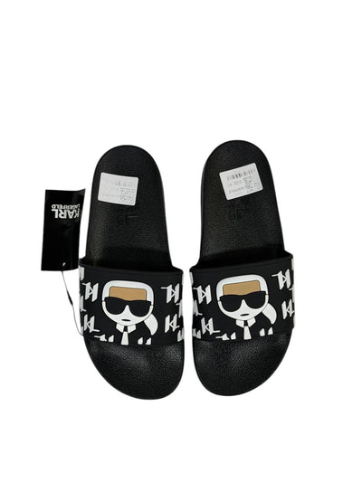 KARL LAGERFELD Slides – Ikonik Karl Edition 🕶️⚫