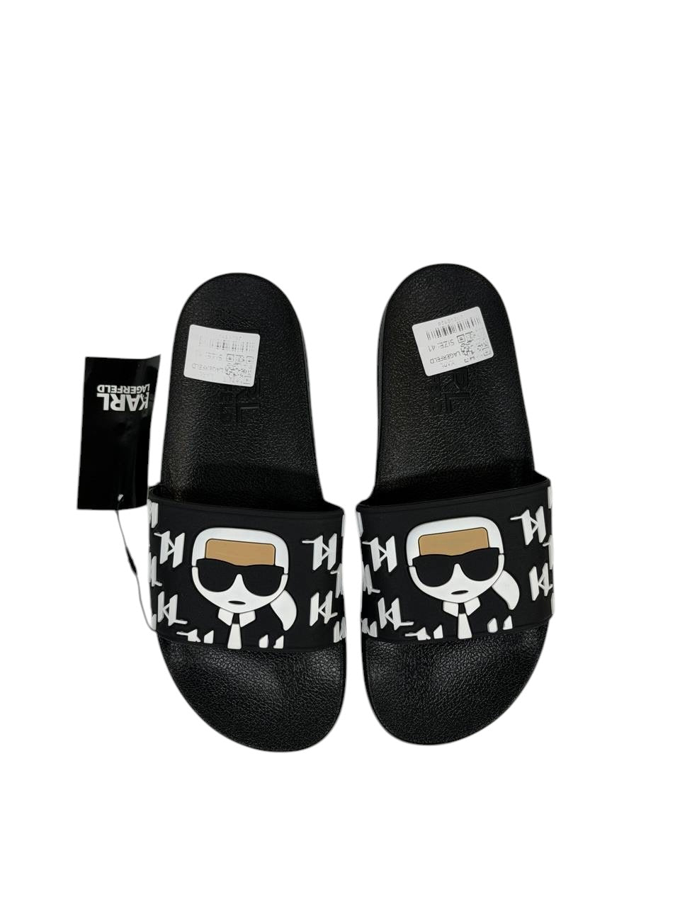 KARL LAGERFELD Slides – Ikonik Karl Edition 🕶️⚫