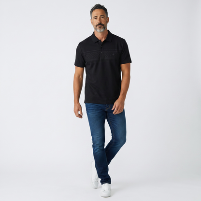 🖤✨ Dior Black Signature Polo Shirt – Luxury Minimalist Collection 👔🔥