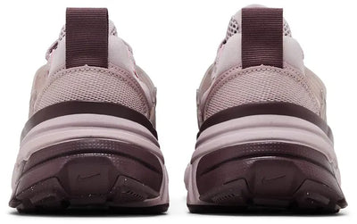 Nike dusty pink metallic chunky runner sneaker with mesh upper and rubber outsole