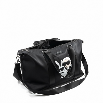 KARL LAGERFELD Icon Travel Bag 🖤🐰 | Limited Edition Duo Print