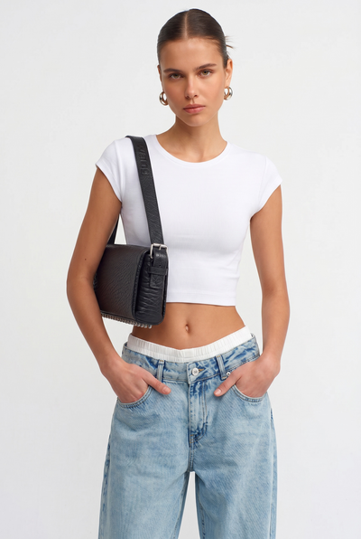 ✨ Alexander Wang Black Mini Crossbody – Luxury Textured Edition ✨
