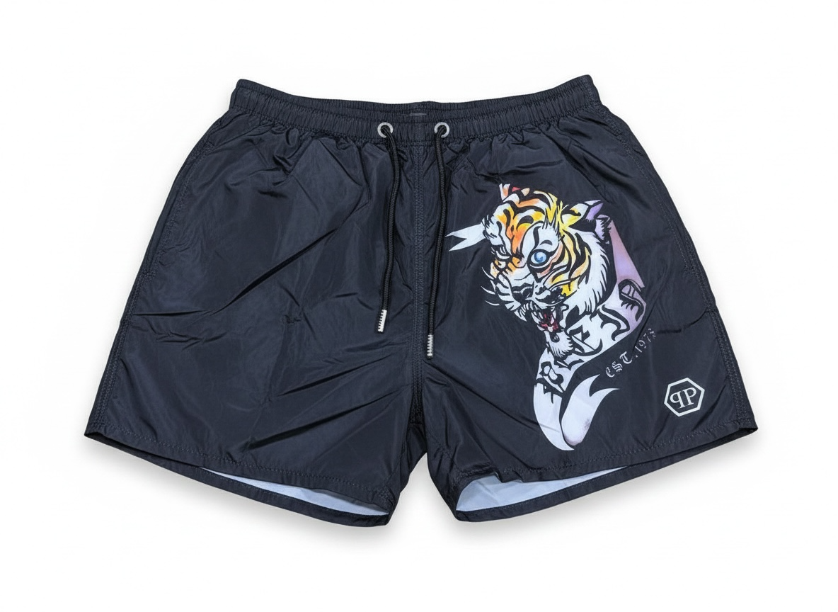 Philipp Plein Tiger Edition Swim Shorts 🐅🖤