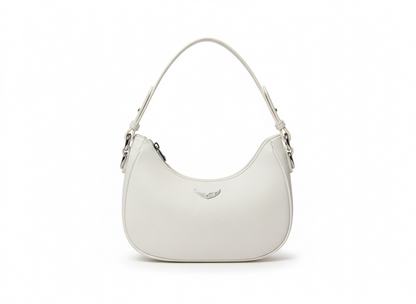 ZADIG & VOLTAIRE Leather Shoulder Bag 🤍✨ | Clean Minimal Icon