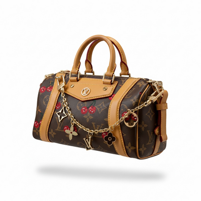 👜🍒 Louis Vuitton Monogram Cherry Boston Bag 🍒✨