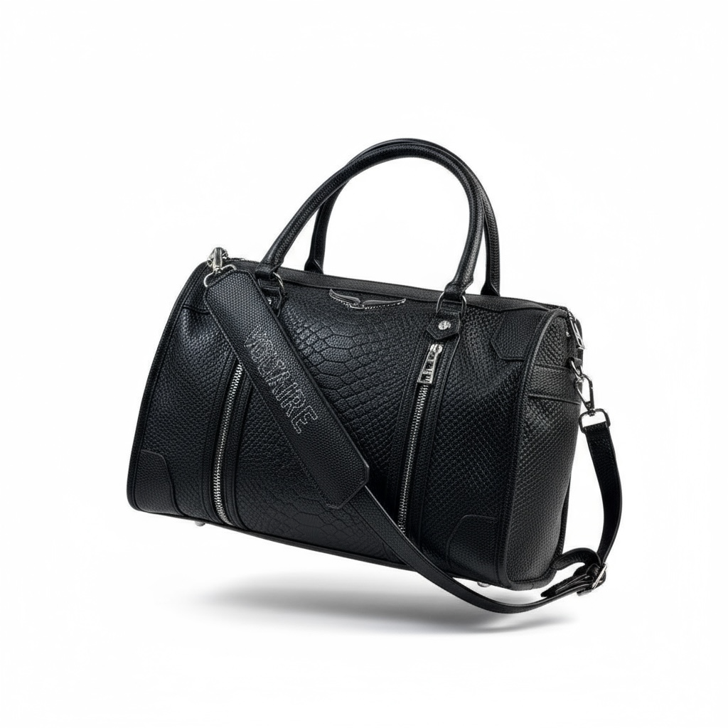 Zadig & Voltaire Black Voltaire Shoulder Bag 🖤 | Bold Parisian Statement