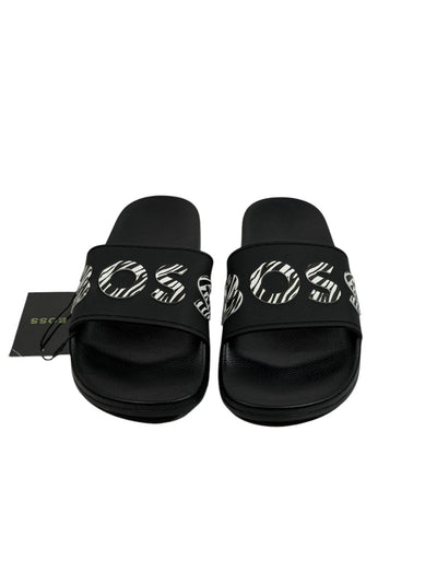 BOSS Logo Slides – Black Statement Edition ⚫🔥