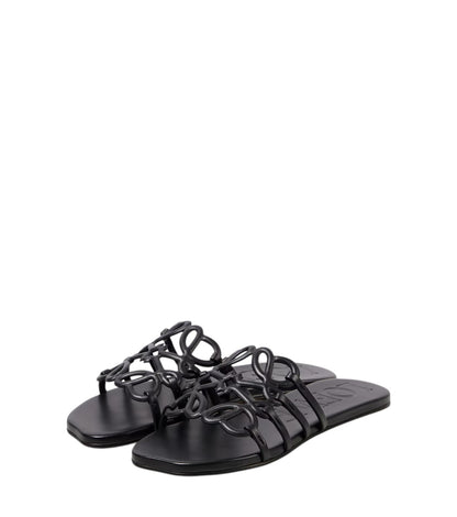 LOEWE Anagram Slide Sandals 🖤✨ | Minimal Luxury Comfort