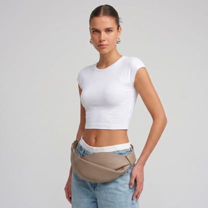 Polène Minimalist Leather Belt Bag 🤎✨