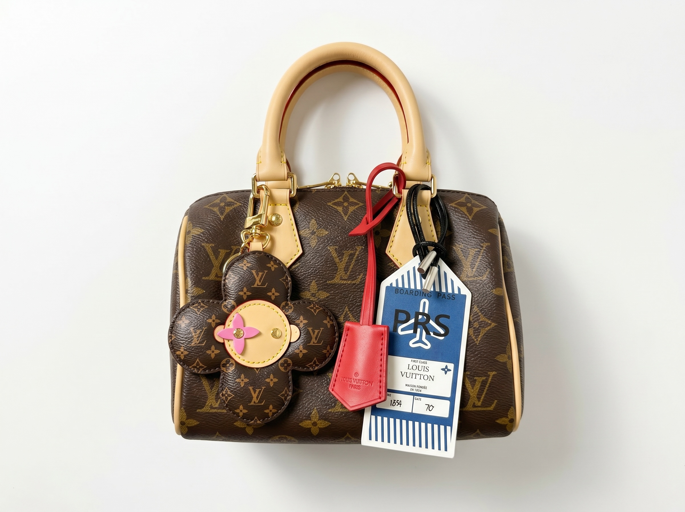 ✈️ Louis Vuitton Mini Speedy Monogram Travel Charm Edition 👜✨
