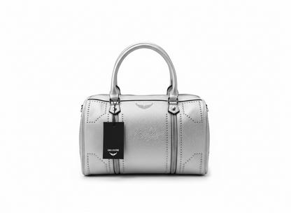 ZADIG & VOLTAIRE Voltaire Metallic Bag ✨🩶 | Luxe Statement Piece
