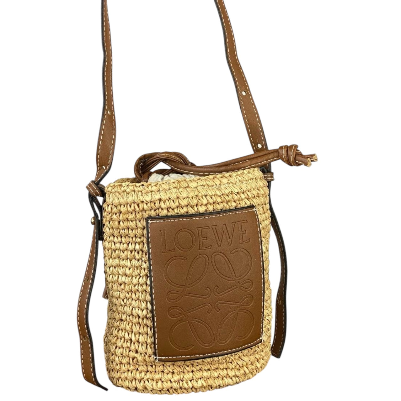 Loewe Small Raffia Crossbody – Artisanal Charm, Everyday Luxury (19x15)