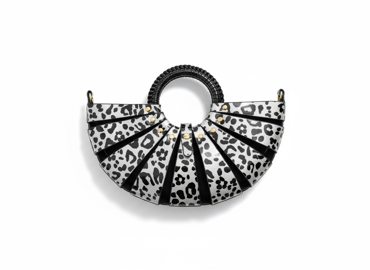 Bottega Veneta Leopard Arc Handle Bag 🐆✨ Sculptural Statement Luxury Handbag