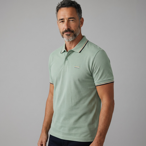 🤍✨ Hugo Boss Beige Luxury Polo Shirt – Timeless Smart Casual Essential 👔🔥