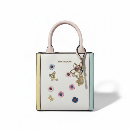 Emily Loran Pastel Floral Tote Bag 🌸👜✨