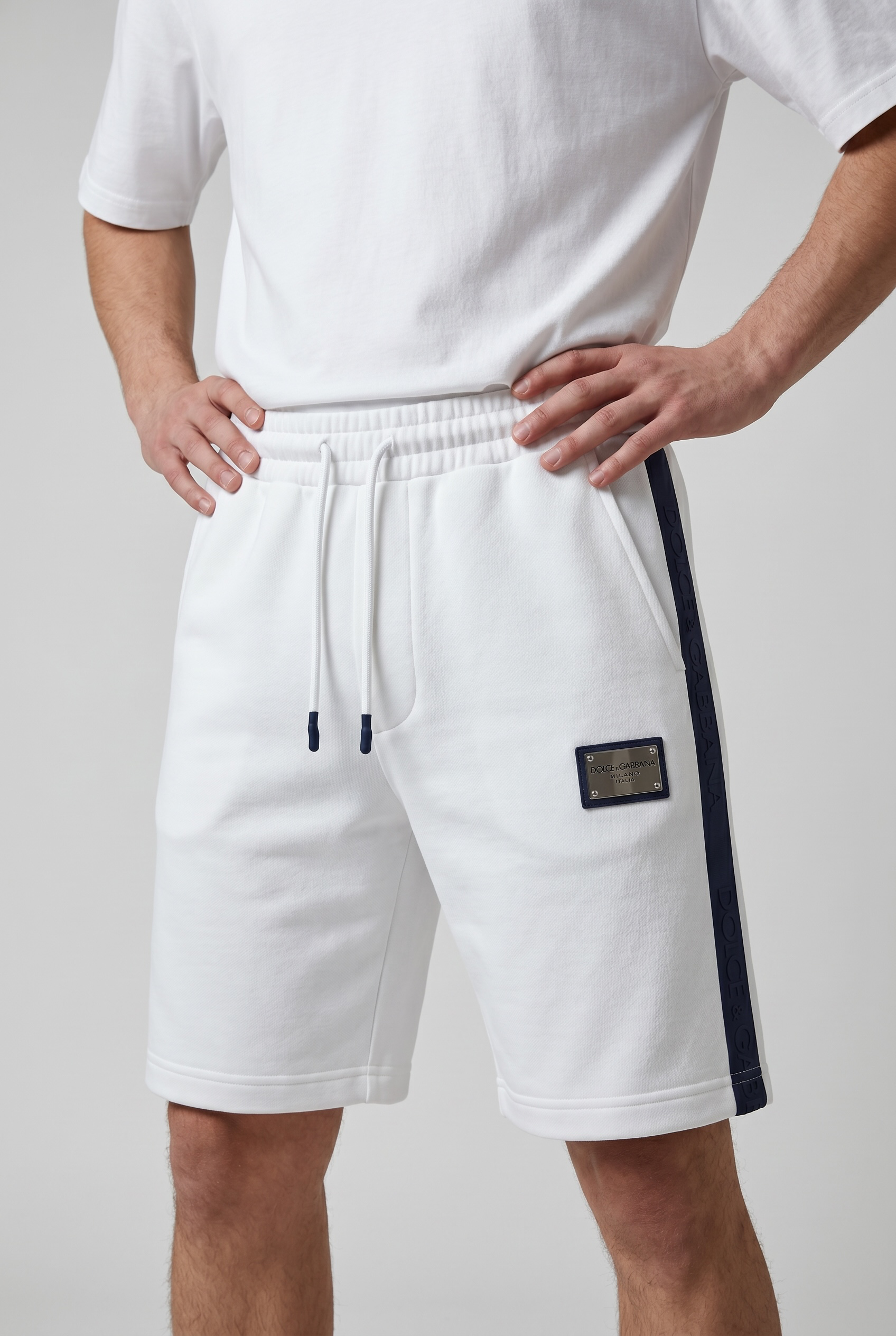 Dolce & Gabbana White Luxury Shorts 🤍✨