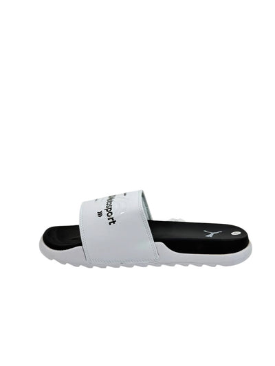 PUMA BMW M Motorsport Slide Sandals – White & Black Edition ⚪⚫🏁