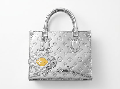 ✨ Louis Vuitton Mirror Monogram Silver Tote Bag – Luxury Statement Edition 🩶👜
