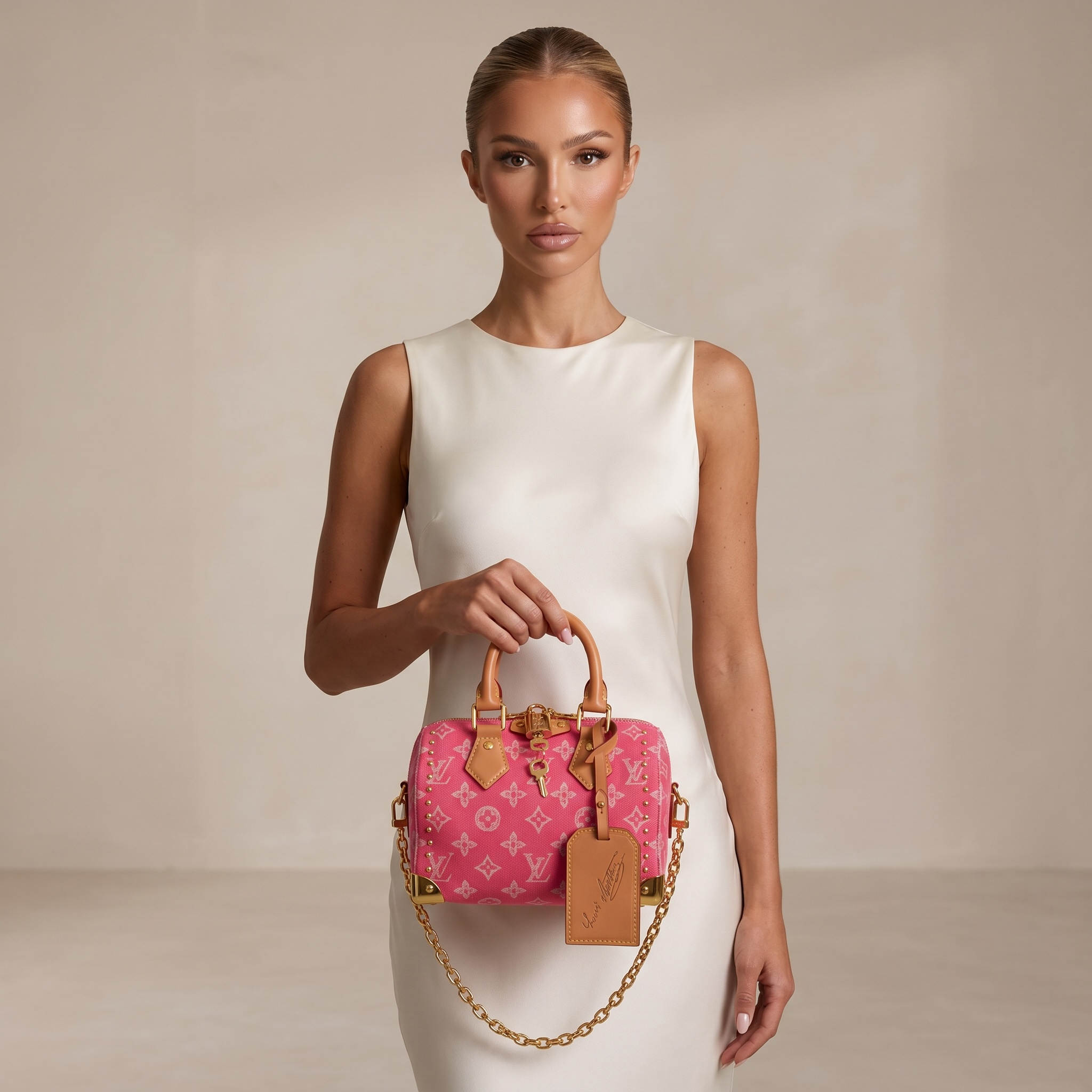💖 Louis Vuitton Alma Pink Monogram Limited Edition Handbag ✨