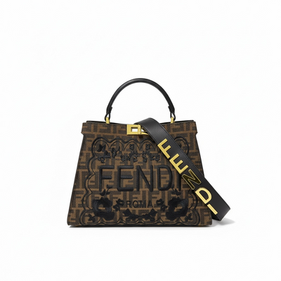 Fendi Roma Monogram Handbag 🤎✨ | Iconic Designer Statement