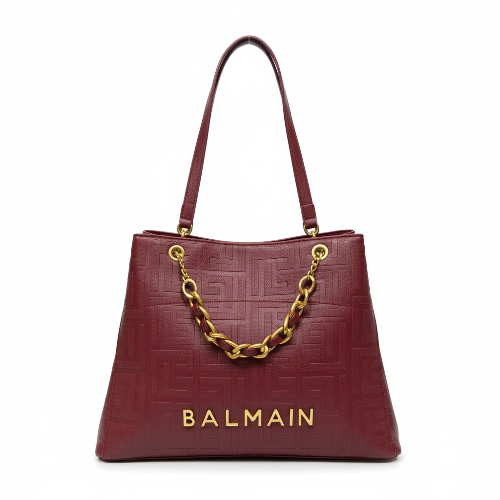 Balmain Monogram Shoulder Bag ❤️✨ | Luxury Designer Handbag (bag +wallet)