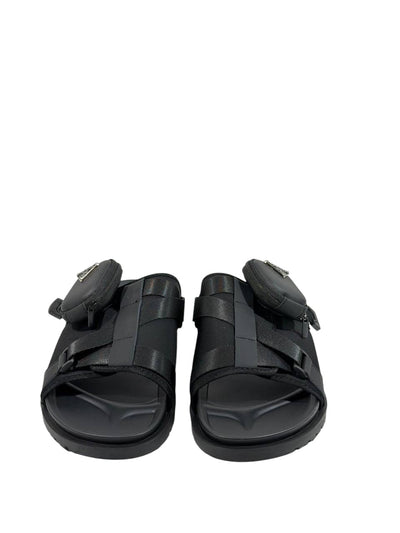 Prada Tactical Pocket Slides – Black Utility Luxury 🖤⚡